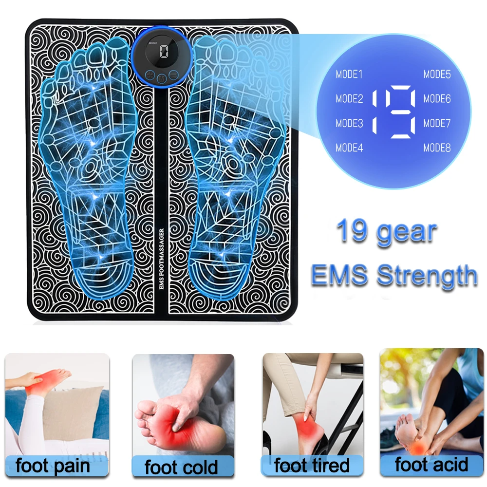 EMS Foot Massager Mat — Relief for Tired, Aching Feet
