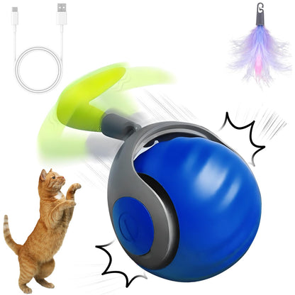 Speedy Tail 2.0 — Interactive Rolling Cat Ball