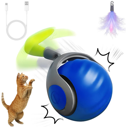 Speedy Tail 2.0 — Interactive Rolling Cat Ball